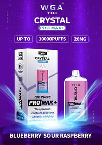 WGA Crystal Pro Max 10000 Puffs Disposable Vape Box Of 10