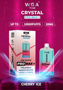 WGA Crystal Pro Max 10000 Puffs Disposable Vape Box Of 10