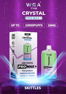 WGA Crystal Pro Max 10000 Puffs Disposable Vape Box Of 10
