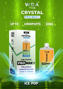 WGA Crystal Pro Max 10000 Puffs Disposable Vape Box Of 10