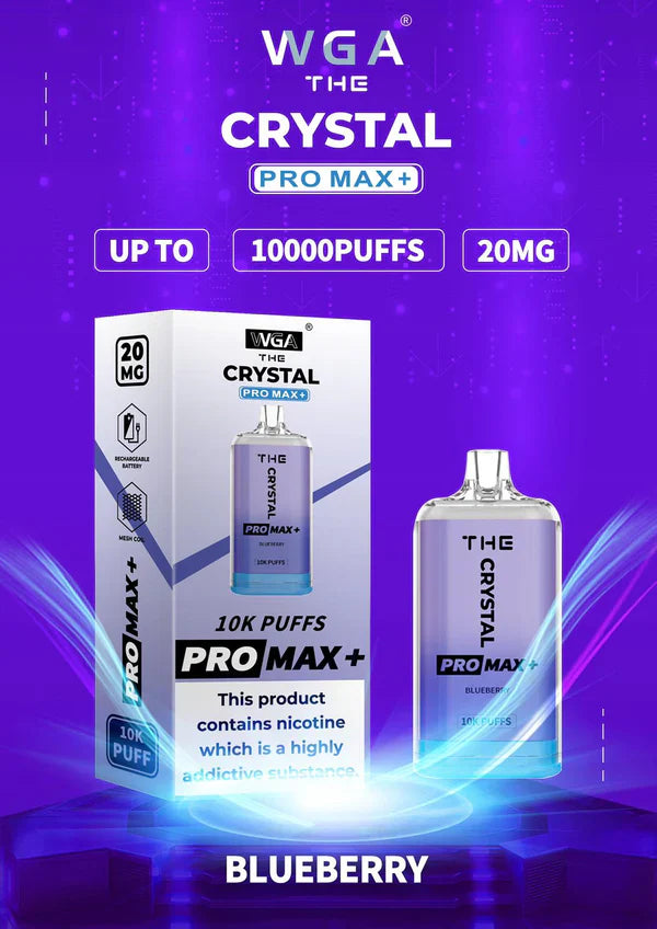 WGA Crystal Pro Max 10000 Puffs Disposable Vape Box Of 10