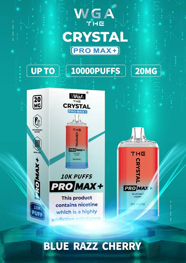 WGA Crystal Pro Max 10000 Puffs Disposable Vape Box Of 10