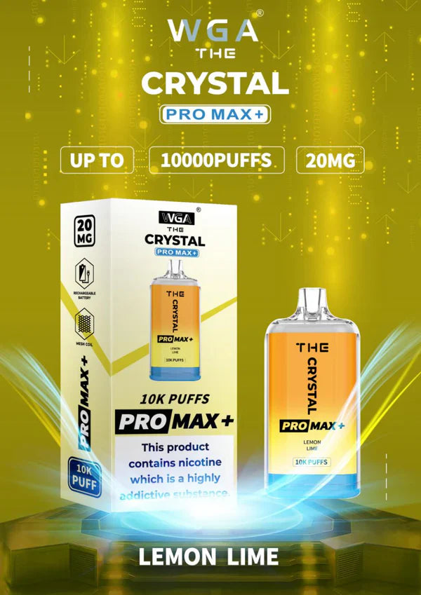 WGA Crystal Pro Max 10000 Puffs Disposable Vape Box Of 10