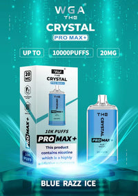 WGA Crystal Pro Max 10000 Puffs Disposable Vape Box Of 10