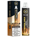 The Crystal Pro Max Gold Edition 4500 Puffs Disposable Vape