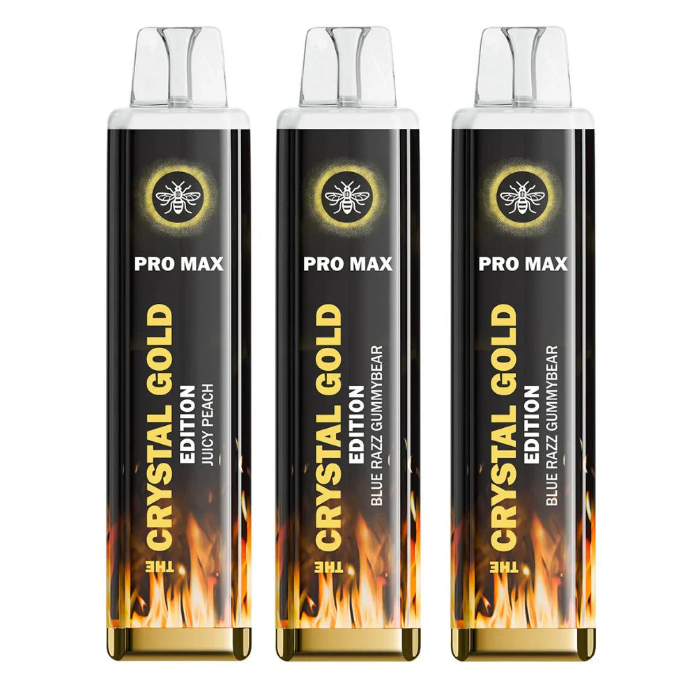 The Crystal Pro Max Gold Edition 4500 Puffs Disposable Vape