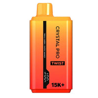 The Crystal Pro Twist 15000 Puffs Disposable Vape Box of 5