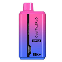The Crystal Pro Twist 15000 Puffs Disposable Vape Box of 5