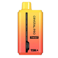 The Crystal Pro Twist 15000 Puffs Disposable Vape Box of 5