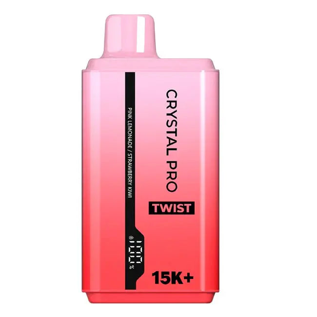 The Crystal Pro Twist 15000 Puffs Disposable Vape Box of 5
