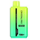 The Crystal Pro Twist 15000 Puffs Disposable Vape Box of 5