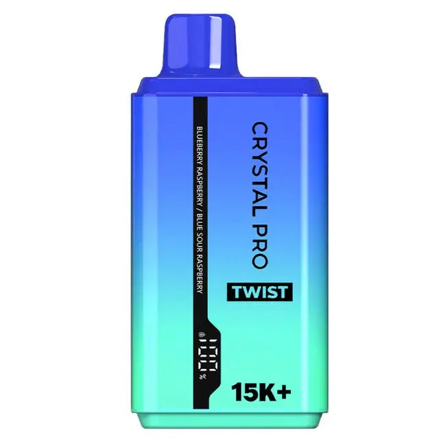 The Crystal Pro Twist 15000 Puffs Disposable Vape Box of 5