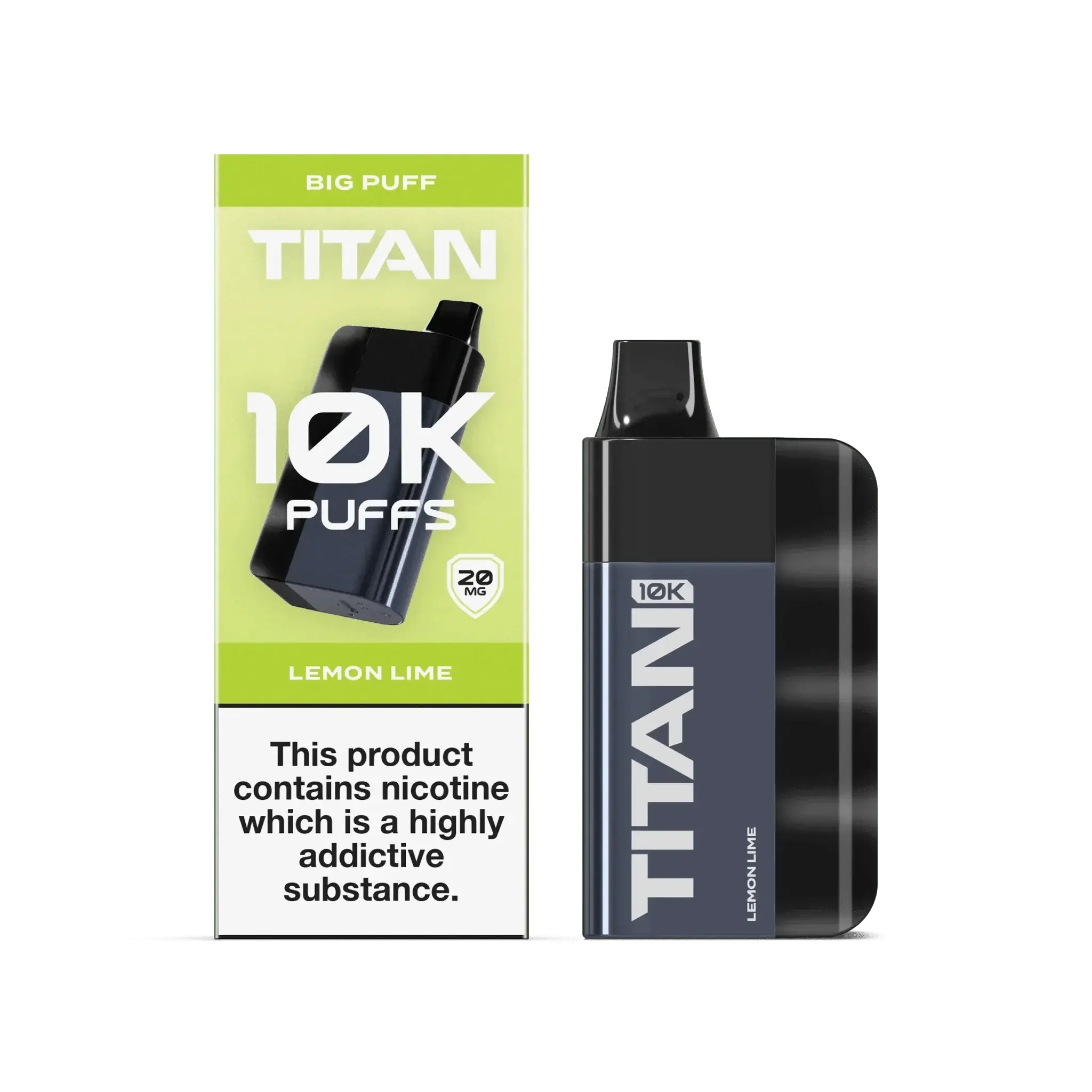 TITAN 10K PUFFS DISPOSABLE VAPE POD KIT