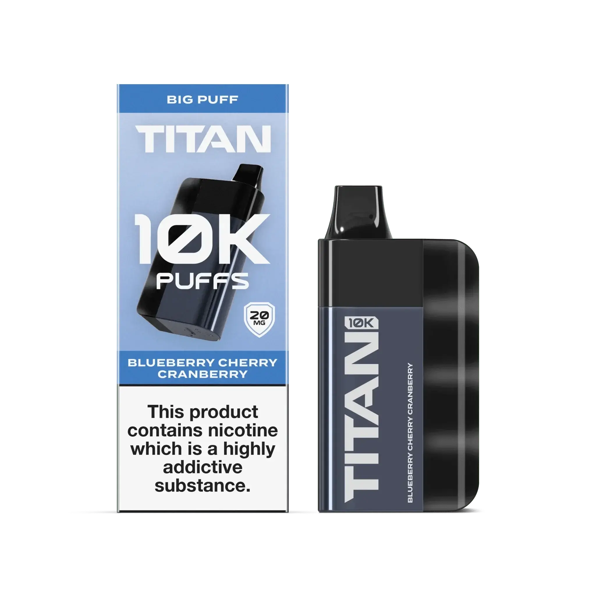 TITAN 10K PUFFS DISPOSABLE VAPE POD KIT