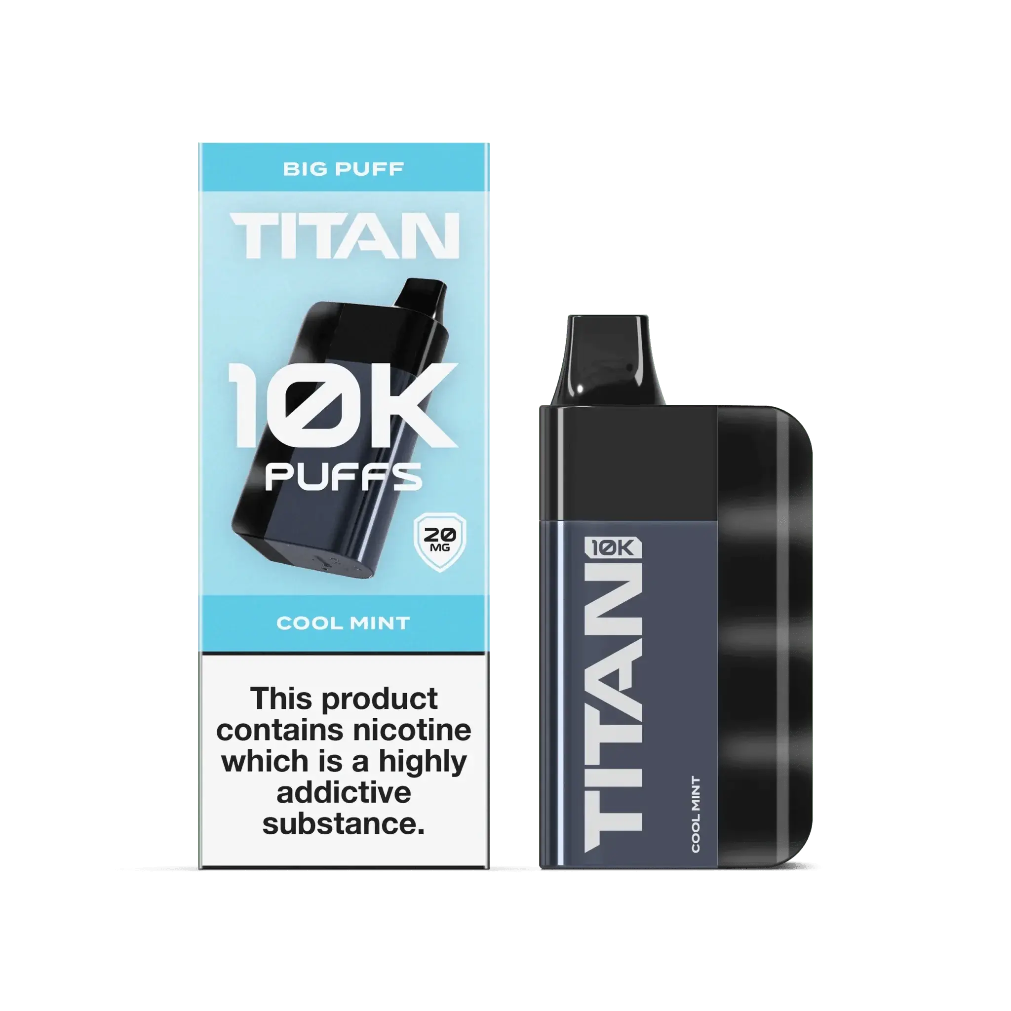 TITAN 10K PUFFS DISPOSABLE VAPE POD KIT