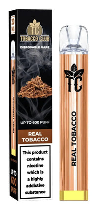 Tobbaco Club 600 Disposable Vape Puff Pod Box of 10
