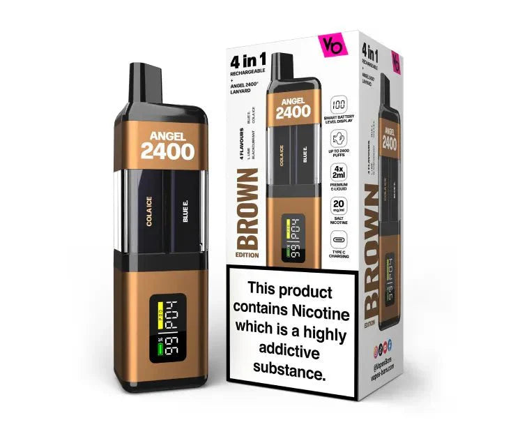 Vapes Bars Angel 2400 Puffs Disposble Vape Box of 5
