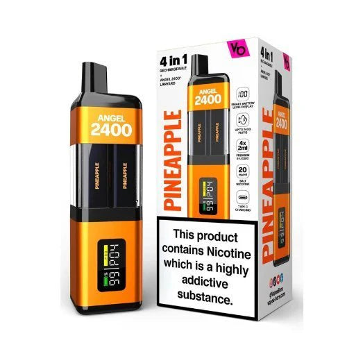Vapes Bars Angel 2400 Puffs Disposble Vape Box of 5
