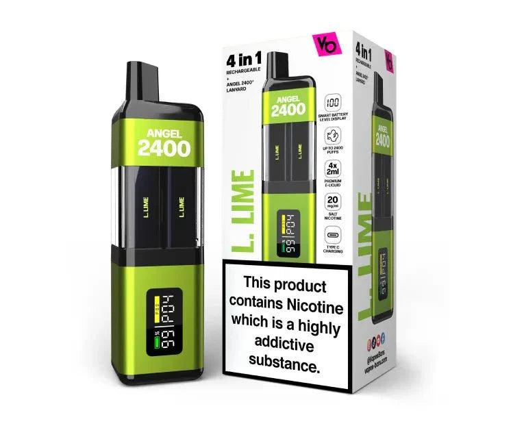 Vapes Bars Angel 2400 Puffs Disposble Vape Box of 5