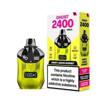 Vapes Bars Ghost 2400 Puffs Disposable Vape Box of 5