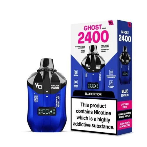 Vapes Bars Ghost 2400 Puffs Disposable Vape Box of 5