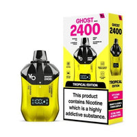 Vapes Bars Ghost 2400 Puffs Disposable Vape Box of 5