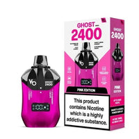 Vapes Bars Ghost 2400 Puffs Disposable Vape Box of 5