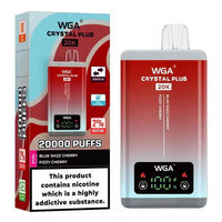 WGA Crystal Plus 20000 Puffs Dual Flavours box of 10