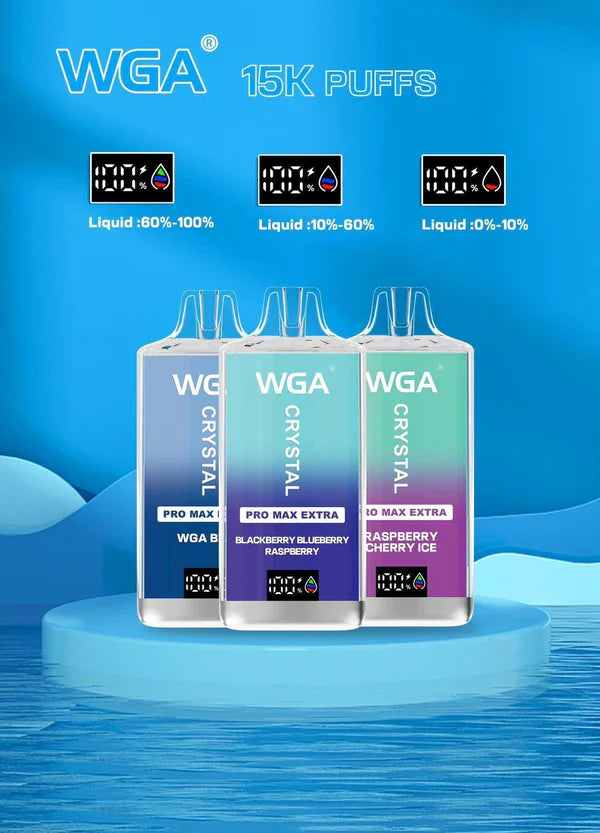 WGA Crystal Pro Max 15000 Puffs Disposable Vape Box Of 10 wholesale bulk buy supplies